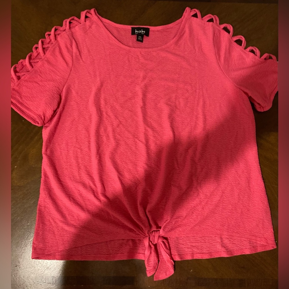 NWT Ladies Size XXL By & By Pink Blouse